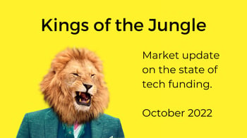 Kings of the Jungle, tech funding update October 2022